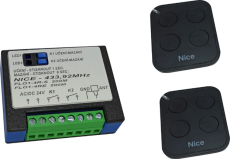 Sada přijímač RX2k NICE + 2x ovladač FLO4RE