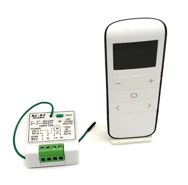 Řídící jednotka RJ - RZ  + 15 kanálový digitální ovladač s displejem.