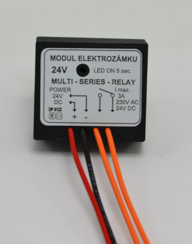 Modul elektrozámku - Napájení: 230V 50Hz