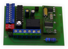 Přijímač RX 1k DIP code