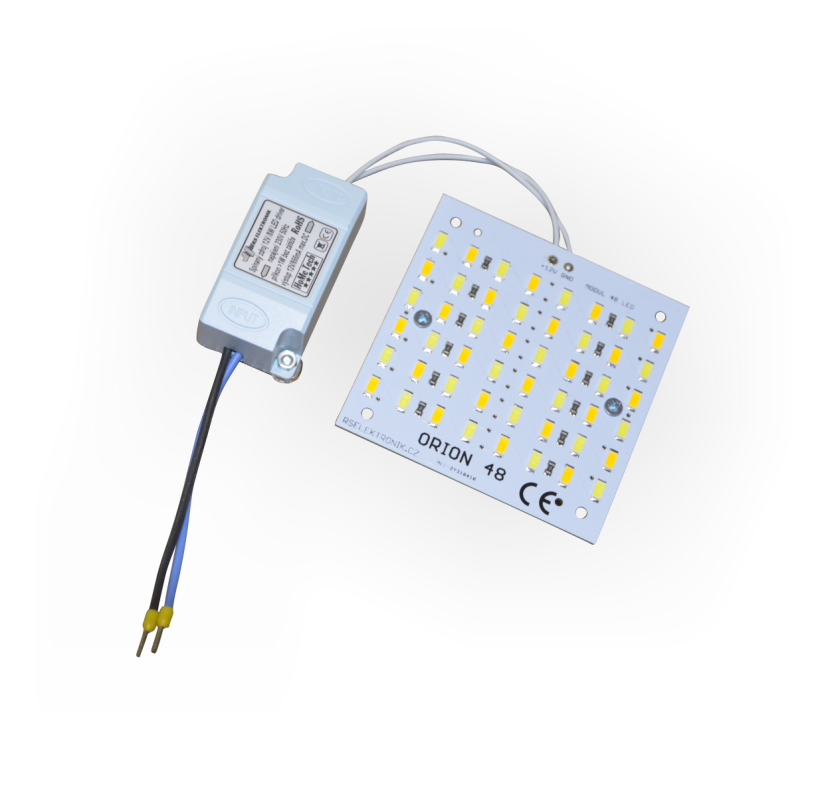 LED modul ORION 48 - Barva světla: B - bílá 6500K