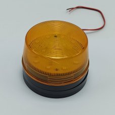 Signální LED světlo oranžové12V DC