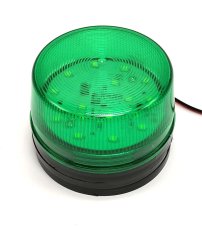 Signální LED světlo zelené 230V 50Hz AC