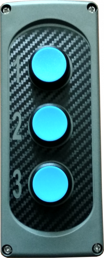 Priemyselný diaľkový ovládač 1 - 6 k - Počet kanálů: 3 kanál