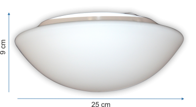 LED nástěnné světlo SATELIT 25 cm - LED modul ORION 96 - Barva světla: DB - denní bílá 4500K