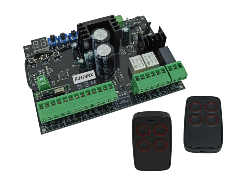 Řídící jednotka RJ 124 RX + 2ks ovladač TX4k
