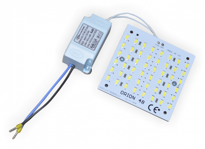 LED modul ORION 48 - Barva světla: B - bílá 6500K