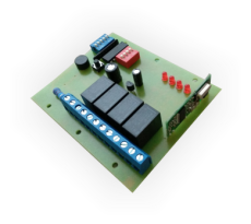 Prijímač RX 4k HCS Rolling code - multifunkčný