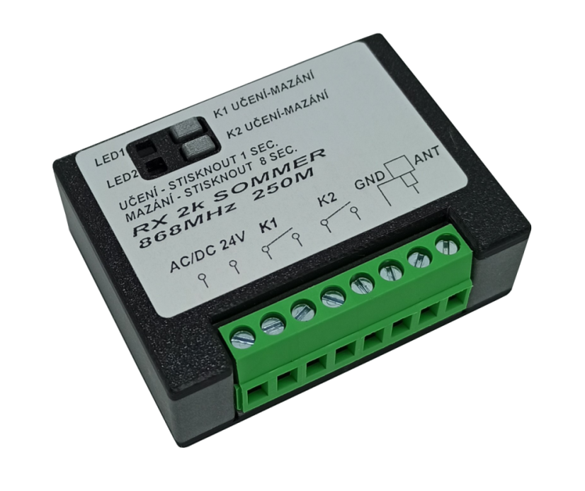 Přijímač SOMMER RX2k 250M 868 MHz