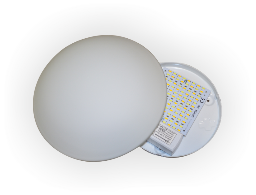 LED nástěnné světlo SATELIT 25 cm - LED modul ORION 96 - Barva světla: DB - denní bílá 4500K