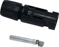 Konektor solárny, zásuv priamy