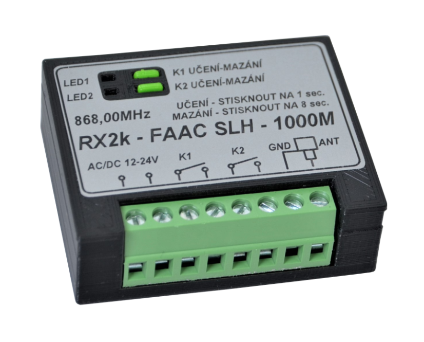 Přijímač RX2k FACC SLH 868MHz