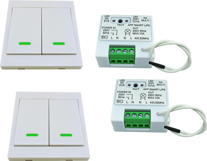 Diaľkové ovládanie svetiel 2/2 Diaľkové ovládanie svetiel 2/2