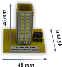 Maják LED modul 230 V