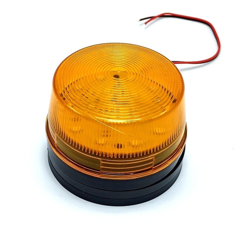 Signálne LED svetlo oranžové 230V 50Hz AC
