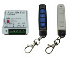 Sada 2x dálkový ovladač + přijímač RX1k EVS