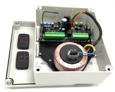 Riadiaca jednotka RJ 164 RX - 12V DC vrátane krabice, trafa a priechodok + 2ks ovladač TX4k