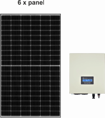 AZO-3000-PR0 / 2430Wp - 6 panelů