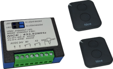 Sada prijímač RX2k NICE + 2x ovládač FLO2RE