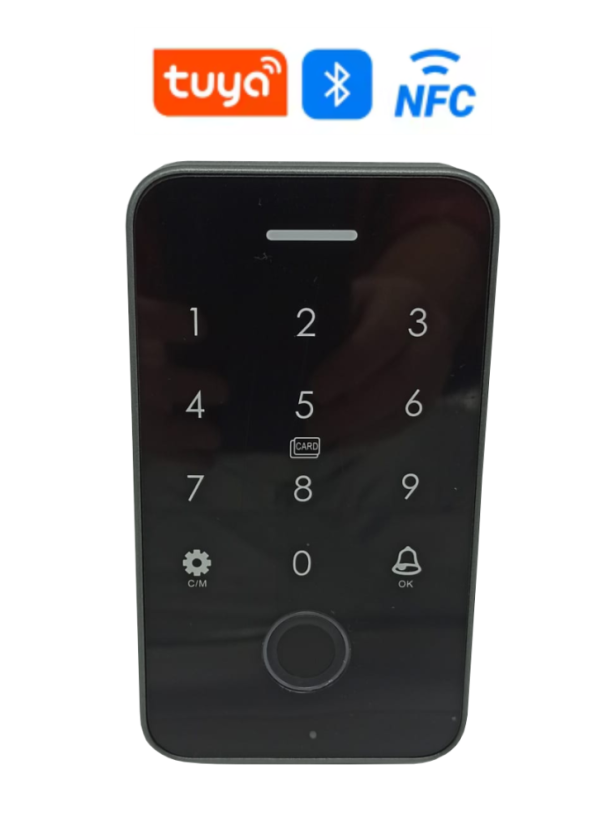 Čtečka RFID karet, čipů a otisků prstů + NFC, Bluetooth