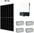 FVE  8100 Wp - 20 panelů , 1F měnič 11kW / 230V 50Hz, baterie 12kWh.