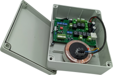 Řídící jednotka RJ 64 včetně krabice, trafa a průchodek