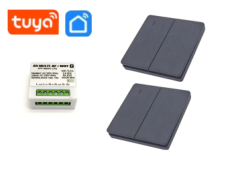 Diaľkové ovládanie svetie -l RX MULTI - 1k EVS WIFI - Tuya + 2ks ovládač TX2k EVS